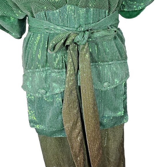 Anthropologie X Bhanuni by Jyoti Ombre Sequin Dress SZ Small READ - Picture 3 of 16